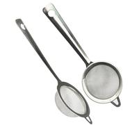 2-Piece Stainless Steel Tea Infuser Set with Fine Mesh - Reusable Loose Leaf Strainers for Mugs & Cups, Dishwasher Safe