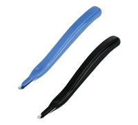 2 Piece Staple Remover, Portable Nail Puller, Manual Nail Removal Tool, Suitable for Home, Office, School (Blue, Black).