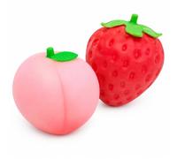 2-Piece Strawberry and Peach, User leisure Peach Ornament, Office Desks, and Ornament That Help Everyone Feel Physically and Mentally Happy