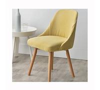 2 Piece Stretch Velvet Dining Chair Covers with Armrest Elasticized Seat Protector for Kitchen & Living Room Slipcovers for Armchairs & Desk Chairs