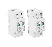 2 Piece Surge Protector, 2P 40kA, 220V AC Arrester Device, DIN Rail Mounting, Lightning Protection for Household and Photovoltaic Systems