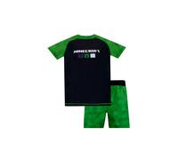 2 Piece Swim Shorts and Top Swim Set Minecraft Green 6-7 Years