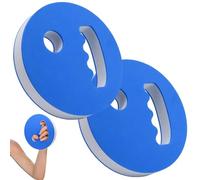 2-Piece Swimming Disc - Resistance Foam Hand Held Discs | Water Exercise Equipment | Handheld Pool Resistance Trainer, for Men Women Adults Children Pool Aquatic Swimming Workout Fitness Training