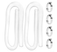 2 Piece Swimming Pool Skimmer Hose for Replacement on Standard Skimmer Bodies and Suction Line Connections