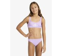 Roxy - Kid's Solid Active RG Bralette Set - Bikini size 12 Years, pink