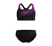 2-piece swimsuit for girls Speedo Medley Logo Racerback Rose 6 ans