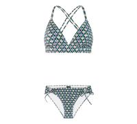 Protest Lock Triangle Bikini Green XL Woman