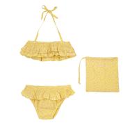 2 Piece Swimsuit New Wave Fleuri Yellow 3 years