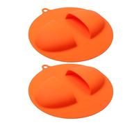 2 Piece Thermal Protective Oven Mitts Food Grade Silicone Gloves For Outdoor Cooking And Baking Grilling Potectors Outdoor Barbecue Gloves For Grilling