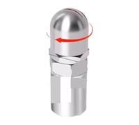2-Piece Three-Groove Internal Thread 60-Degree Automatic Rotating Cleaning Nozzle