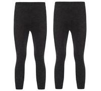 2 Piece Unisex Children Girls Boys Kids Thermal Long John Warm Bottom (UK, Age, 12 Years, 13 Years, Regular, Charcoal)