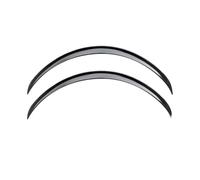 2 Piece Universal Car Wheel Eyebrow Arches Lips Glossy Black 73cm Auto Side Fender Extension Car Mudflaps(2 X glossy black)