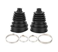 2-Piece Universal CV Joint Boot Kit, Split Constant Velocity Gaiter, Telescopic Dustproof Silicone Replacement for Drive Shaft Cars