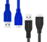 2 Piece USB3.0 to USB 5Pin Connector Wire Sync Cable Set Fast Charging Cord 100cm Length for Mobile Devices