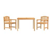Garden Dining Set Wooden Outdoor Table and Chairs Set Solid Wood Teak vidaXL