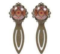 2 Piece Vintage Mandalas Indian Pattern Bookmark, Vintage Style Book Markers for Book Lovers Writers Readers Teachers, Birthday Gifts for Women Men Teens