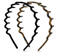 2-piece Women s Leopard Print Wide Headband Padded Hair Hoop with Clips Chic -boosting Accessory for Taming Flyaways