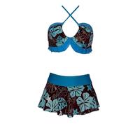 2-piece Y2k Halter Bikini Set for Women, Sexy Swimsuit, Beach Set, Cute Summer Outfit, 2025, Vacation 2000s, Blue Green, M