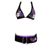 2 Piece Y2k Halter Bikini Sets Women Sexy Swimsuit Beach Sets Cute Summer Going Out Outfits 2025 Vacation 2000s, Purple, Large
