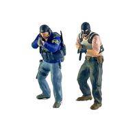 2 Pieces 1/64 Figures Diorama Scenery Landscape Collection Resin Accessories Style A