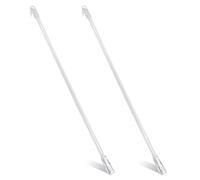 2 Pieces 14 Inches Blind Wand, Window Blind Tilt Rod, Vertical Wand Control Handle Stick, Clear Blind Tilt Wand Replacement with Hook and Grip, Blinds Opener Accessory