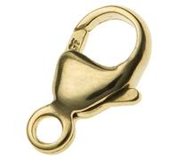 2 pieces 14k Gold Filled 9mm Pear Lobster Trigger Clasp Bead with Open Jump Ring Link Connector Charm Holder Carrier