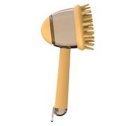 2 Pieces 18.6x7.5x8.6cm Dog Bath Brush PVC Pet Shampoo Scrubber Soft Silicone Brush For Dogs Pet Bath Brushes Give Pets Gentle Massage And Deep Clean For Both Long Short Hai