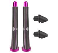 2 Pieces 20mm/0.78 Inch Long Hair Curling Barrels for Dyson Airwrap Styler Attachment with 2 Adapter for Dyson HD01 HD02 HD03 HD04 HD07 HD08 HD15 HD16, Converting Hair Dryer To Curling Iron