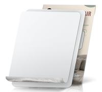 2 Pieces 23x28 cm Canvas Repair Patches Fabric Patch Self-Adhesive Canvas Repair Tape Waterproof Outdoor Gear Repair Patch Kit for Boat Cover Tent Awning Sun Shade Sofa Lounge Chair White