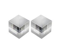 2 Pieces 25.4mmx25.4mmx25.4mm Beam Splitter Cube, Ratio 50:50 Applicable Wave Band 400-700nm, Optical Component