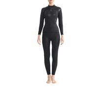 2 Pieces 3mm Neoprene Split Wetsuit for Women Men Wetsuit Top and Pants Adult Zipper Full Diving Suits UV Protection Long Sleeve Dive Skin for Snorkeling Scuba Diving Swimming Surfing S