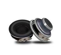 2 Pieces 40mm 4Ohm 5W Full Range Audio Mini Speakers, Loudspeaker for DIY, 16 Core