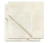 2 Pieces 50 * 50 cm Cheese Cloths for Straining, Muslin Cloths for Cooking, Reusable and Washable Muslin Cloths, Muslin Cloths for Straining, for Homemade Cheese, Butter, Straining Liquids