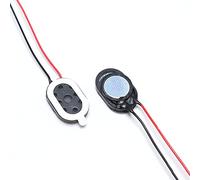 2 Pieces 8Ω 1W 1510 Oval Loudspeaker Driving Record Phone 1015 SNR 100 8 Ohms 1 Watt 1w