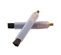 2 Pieces 8mm Carbon Fiber Weld Cleaning Brushes for Electrolytic Polishing Machines, Conductive Brush Heads for Seam and Spot Welding Treatment of Stainless Steel (A)