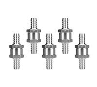 2 Pieces 8mm Non Return Fuel Line Oil Petrol Diesel Water One Way Check Valve