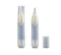 2 Pieces 8mm Tilted Head Acrylic Paint Markers Empty Paint Markers Art Supplies Refillable Pen for Painting