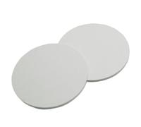 2 Pieces ABS Round Disc Plate Diameter 300Mm Thickness 1-5Mm, White Plastic Circular Sheet Suitable for DIY Crafting, Modeling(Thickness 3mm)