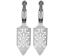 2 Pieces Absinthe Spoons, Stainless Steel Absinthe Cocktails Spoon Making Kit Gothic Absinthe Fount
