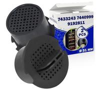 2 Pieces Active Carbon Filter Refrigerator Wine Cooler Ø 51 mm with Original Code 7433243 7440999 9192811 for Liebherr 9447050 for Miele 467217 606509 for Bosch - MONTERAL