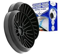2 Pieces Active Charcoal Filters for Cooker Hoods Ø187 x h 45 mm with Original Code 00743169 743169 00796390 796390 for Bosch for Balay for Constructa for Siemens for Neff - MONTERAL