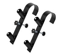 2 Pieces Adjustable Metal Hooks for Pools Designed to Hold Various Swimming Pool Equipment Up to 10kg Versatile Pool Hooks Tools and Gear