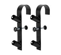 2 Pieces Adjustable Metal Hooks for Pools Designed to Hold Various Swimming Pool Equipment Up to 10kg Sturdy Pool Organizers