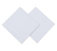 2 Pieces Alumina Ceramic Sheet Square Cooling Pad Insulating Sheet Thickness 3Mm Suitable for Engineering Projects(152x152x3mm)