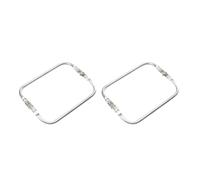 2 Pieces Aluminum Purse Frame 200 * 92mm Kiss Lock Clasp,U-Shaped Assembled Bag Clutch Frame for DIY Bag Making Hardware