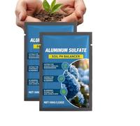 2 Pieces Aluminum Sulfate Soil Acidifier, Long-Lasting PH Adjustment Amendments 100g, Hydrangea Blueing Agent For Acid Loving Plants, Hydrangea Fertilizer To Turn Blue