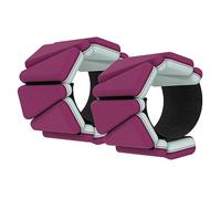 2 Pieces Ankle Weights Wearable Elastic Wrist Weights for Workout Yoga Dance Red 1KG