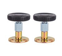 2 Pieces Anti-Shake Fixer with Adjustable Threaded Bed Frame Anti-Shake Tool Headboard Stopper Telescopic Support Use for Bed Cabinet Chair Sofa (Medium)
