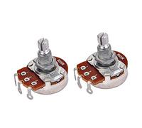 2 Pieces Audio Potentiometer Pots for Electric Guitars Bass Parts B500K