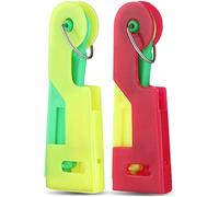 2 Pieces Automatic Needle Threading Device Hand Self Thread Guide Plastic Sewing Needle Device Easy To Use And Carry, Random Color Nice and Fashion